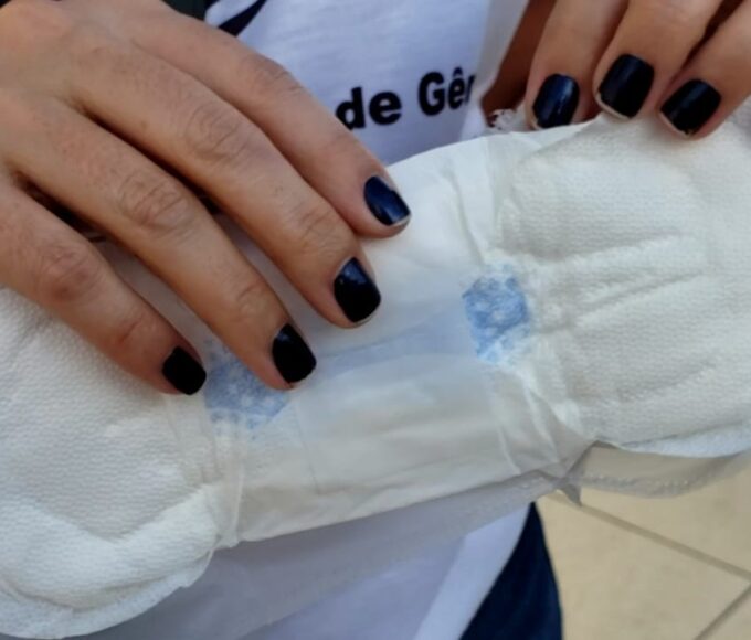 Muitas mulheres não têm acesso a absorventes íntimos e formas adaptadas para conter o fluxo podem trazer riscos à saúde — Foto: Alice Sousa/G1