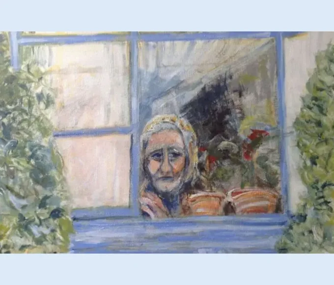 Pintura de Graça Craidy sobre velhice
