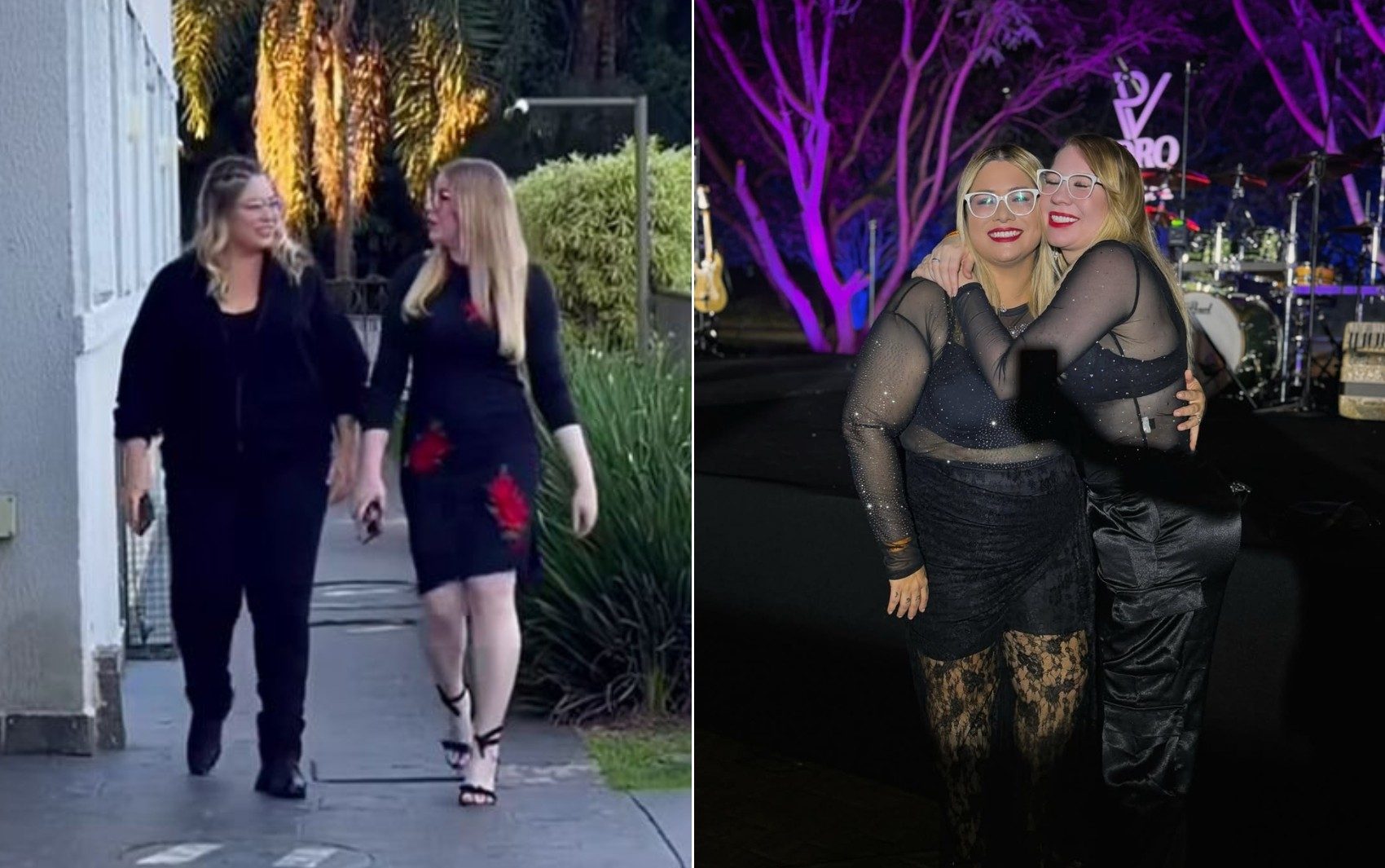 Mariana Brandão e Juliana Cavalheiro durante encontro que reuniu sósia e cover de Marília Mendonça em Goiânia. Produção inspirada em diferentes fases da cantora emocionou fãs pela semelhança entre as duas — Foto: Reprodução/Instagram de Mariana Brandão e Juliana Cavalheiro