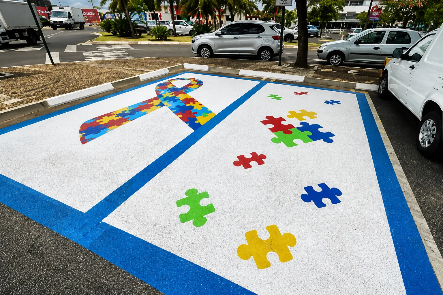 Nova legislação garante vagas exclusivas de estacionamento para pessoas com autismo em estabelecimentos da capital | Foto: Reprodução