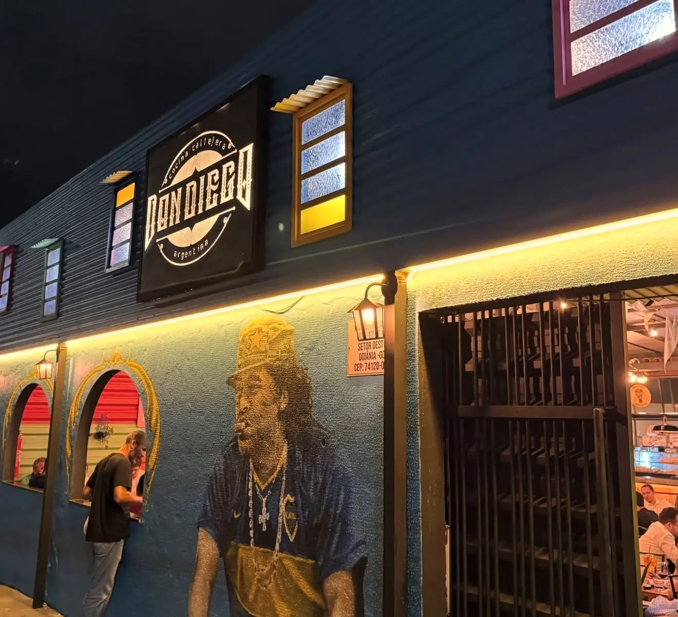 Fachada do Don Diego, localizado no setor Oeste, em Goiânia | Foto: Reprodução