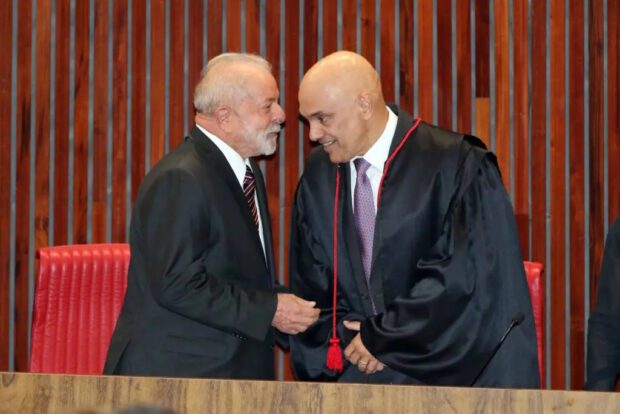 Lula da Silva e o ministro Alexandre de Moraes | Foto: Fábio Rodrigues-Pozzebom/Agência Brasil