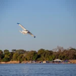 Avião sobrevoa o Araguaia | Foto: Divulgação
