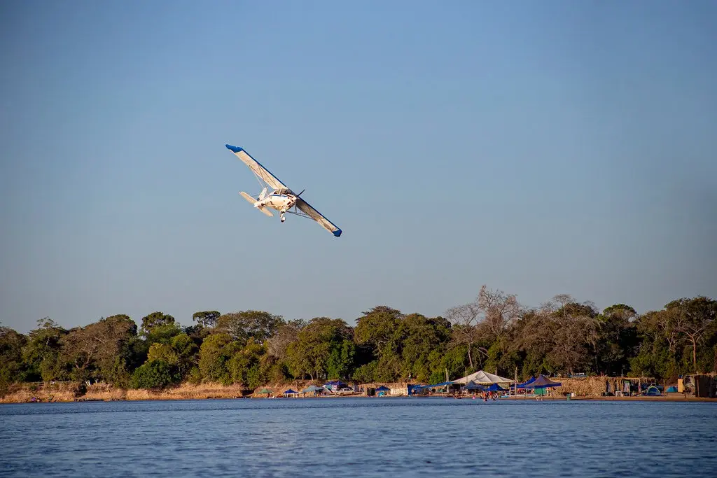 Avião sobrevoa o Araguaia | Foto: Divulgação