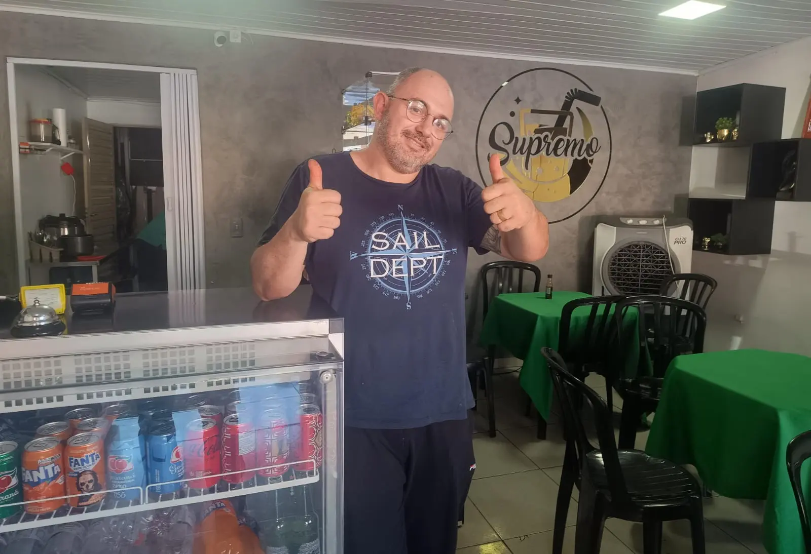 Maico Michel viu a vida mudar após ter sua história compartilhada pelo influenciador | Foto: Cilas Gontijo/Jornal Opção