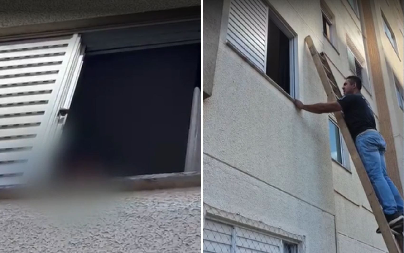 Menino é achado sem água e trancado em quarto de apartamento em Goiânia; vídeo — Foto: Reprodução/TV Anhanguera