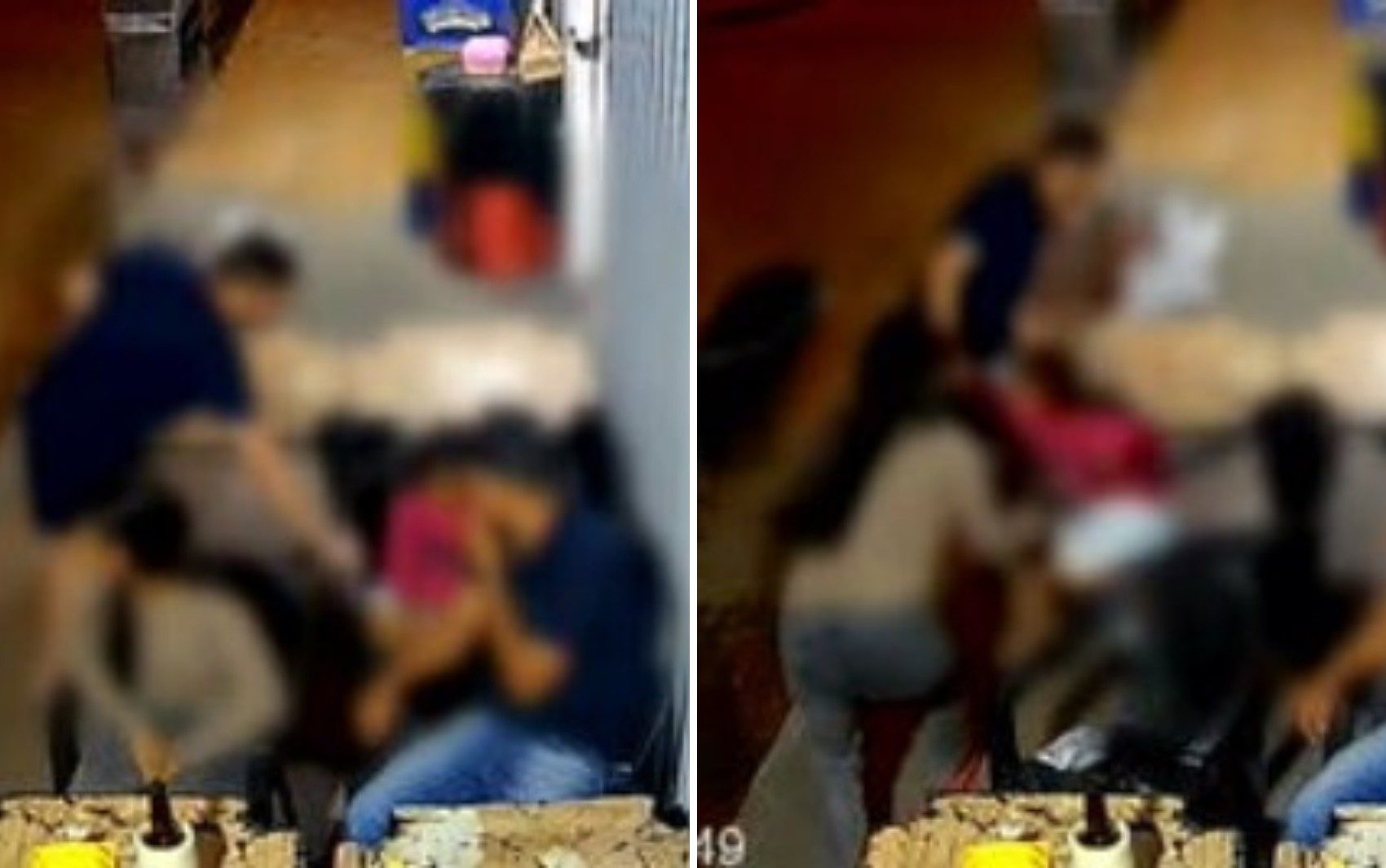 Criança de 4 anos foi puxada pelo braço e arrastada por um homem de 28 anos em um bar — Foto: Reprodução/TV Anhanguera