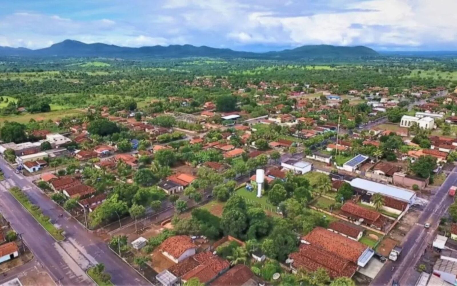 Vista aérea de Uirapuru — Foto: Reprodução/Site da Prefeitura de Uirapuru
