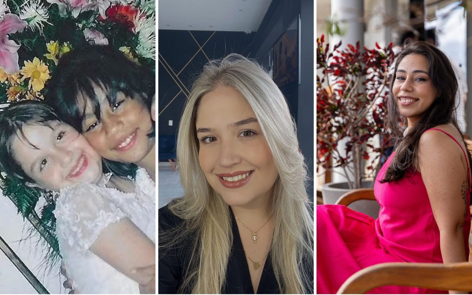Gabriela Arantes e Isabela Machado se reencontraram nas redes sociais após mais de duas décadas — Foto: Reprodução/Instagram de Gabriela Arantes e de Isabela Machado