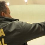 Papel que seria usado para produção de notas falsas imitada marca de segurança, em Goiás — Foto: Reprodução/TV Anhanguera