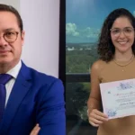 Ex-Procurador-Geral Wandir Allan e Isadora de Souza | Foto: Guilherme Alves/ Jornal Opção